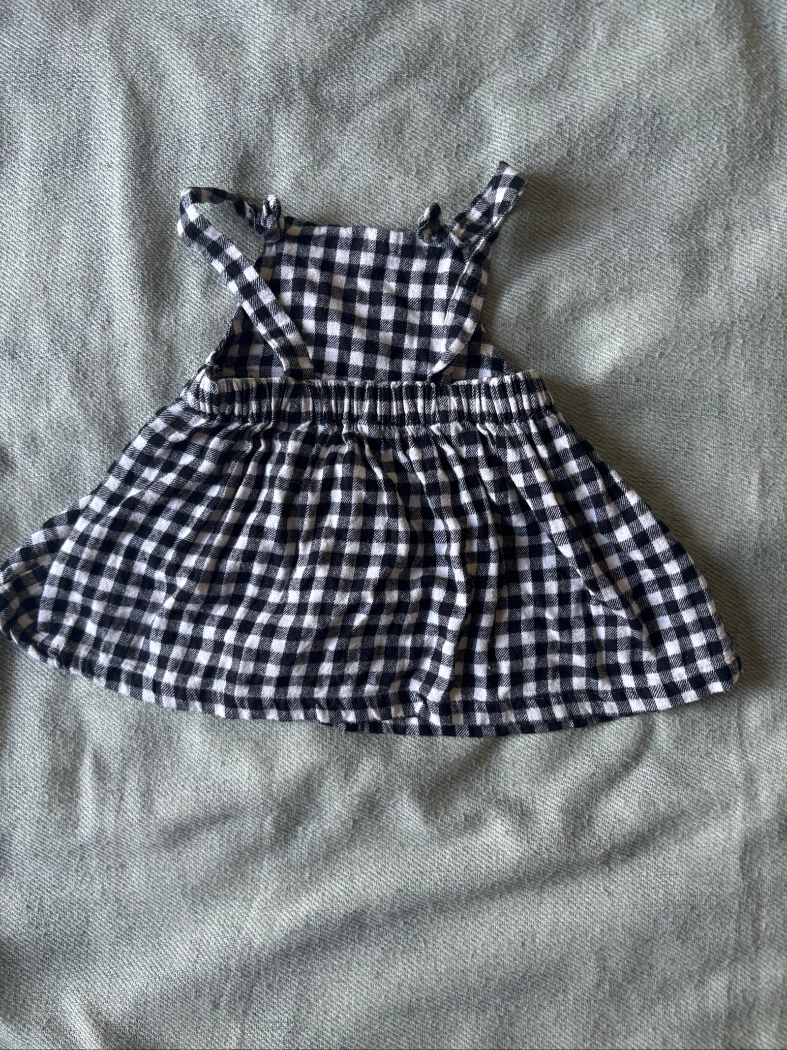 229/ Vestido quadriculado - Zeeman - 12 meses - 74 cm – photo 3